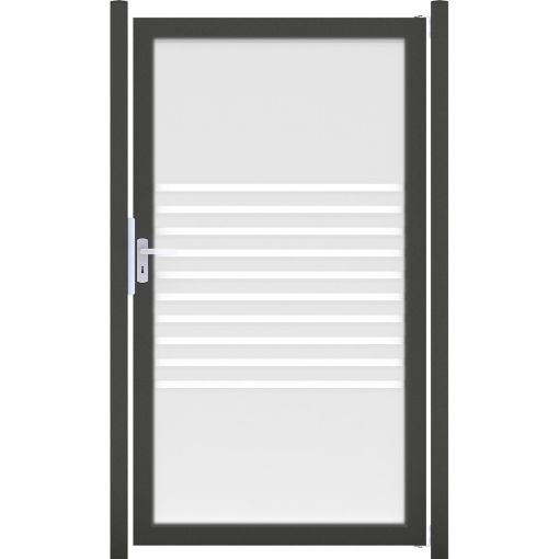 GroJa Enkele poort Ambiente Glas-Zichtschermstroken 2