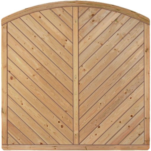 T&J Schutting CLASSIC Diagonaal met 2