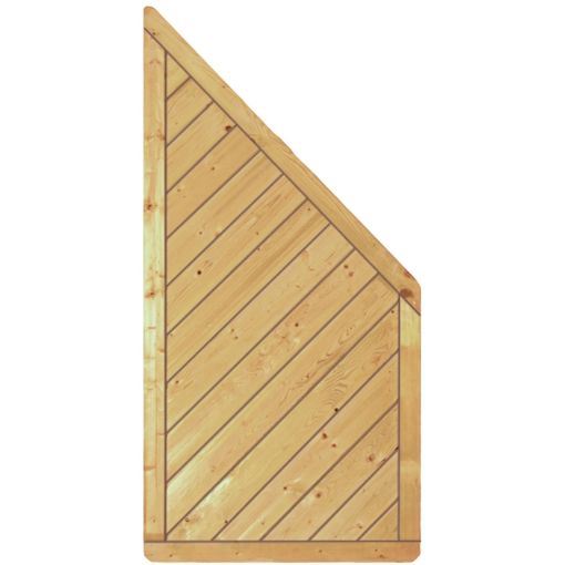 T&J schutting CLASSIC Diagonal Aansluiting 2