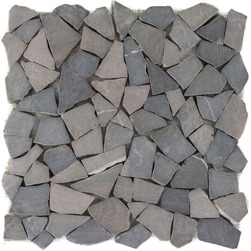 Wellker Natuursteenmozaïek Recife Graphite 30,5x30,5 2
