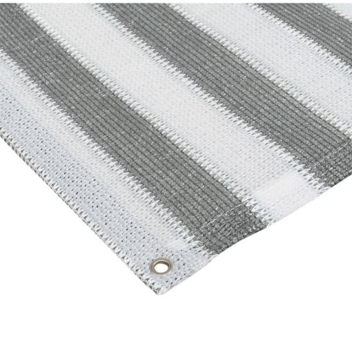 Balkonscherm Grijs-Wit 90x300 cm 2