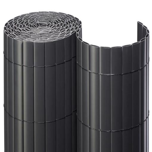 NOOR privacymat PVC antraciet schutting 2