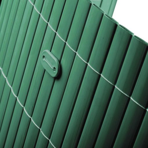 Privacymat PVC Bevestigingskit Groen 2