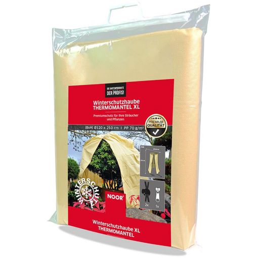 NOOR Winterbeschermings-thermomantel XL met ritsluiting 2