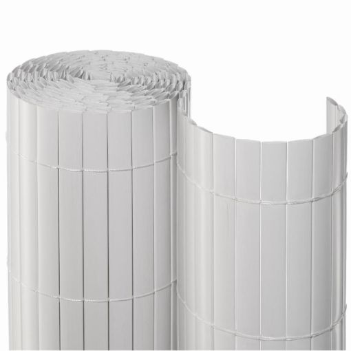 NOOR privacymat pvc wit schutting 2