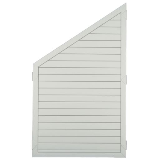 T&J Schutting LIGHTLINE Schuinelement wit 2