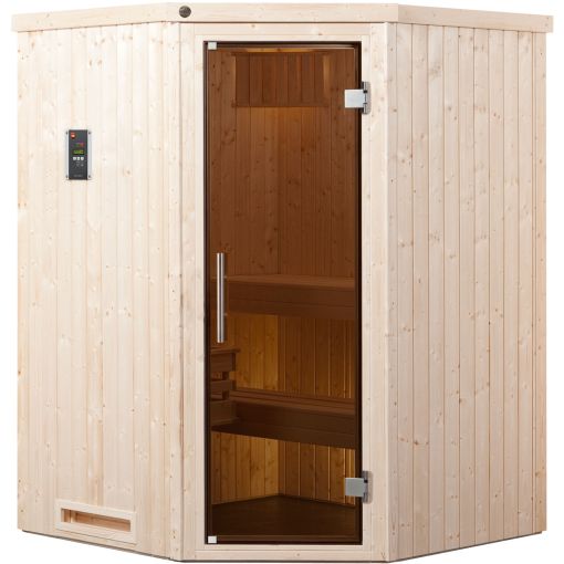 weka Sauna Hoeksauna KIRUNA met 2