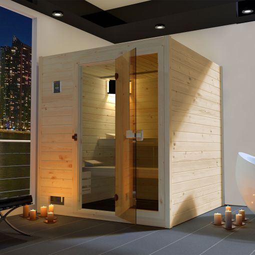 weka massief houten sauna VALIDA 2