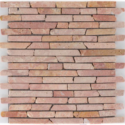 Wellker Natuursteenmozaïek Arauca Red Travertino 2