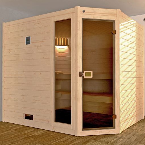 weka Sauna Hoeksauna VALIDA Massief 2