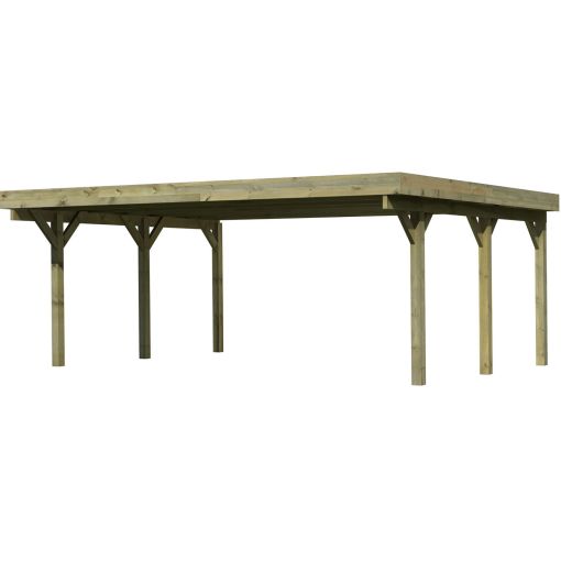 Karibu Doppelcarport Classic Afdak 2