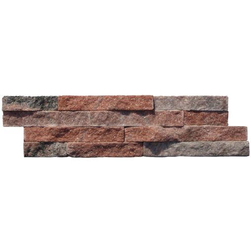 Wellker wandverblendstenen natuursteen rood bont 2