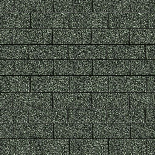 Karibu dakshingles rechthoek donkergroen bitumendakshingles 2