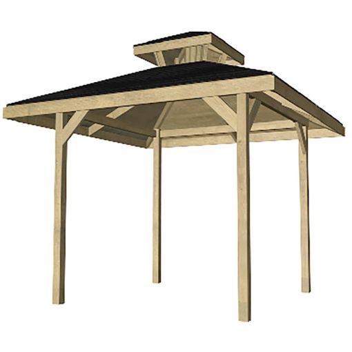 weka houten paviljoen 