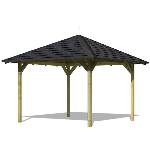 Karibu Pavillon Cordoba Sparset Houten 2