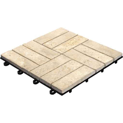 florco Kliktegel stone Travertine 4x3 2