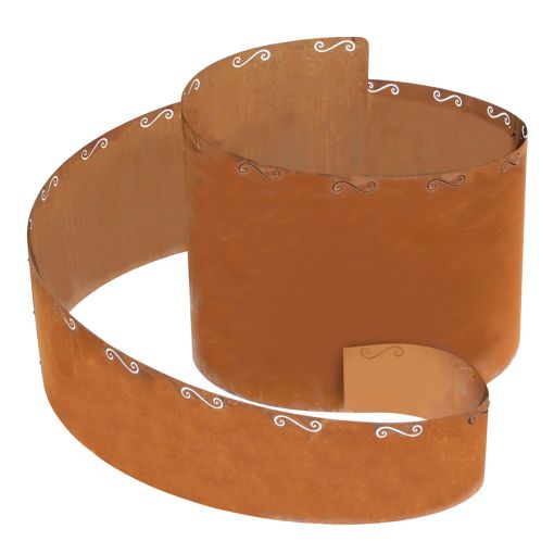 bellissa Kräuterspirale Corten kruidenspirale kruidensnailerf 2