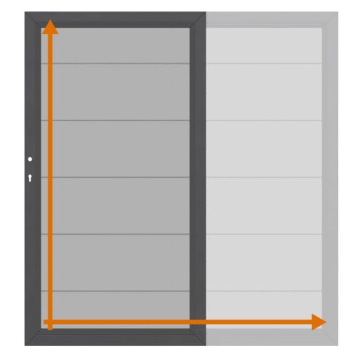 TraumGarten Enkelepoort op maat schutting 2