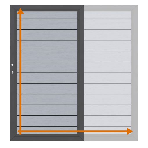 TraumGarten Enkelpaal op maat schutting 2