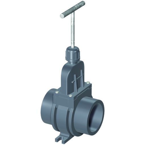 ACO PVC-toevoerschuif DN50 met dichtring 2
