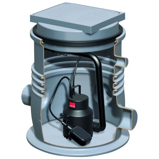 ACO Sinkamat-K mono Salt opvoerinstallatie 2