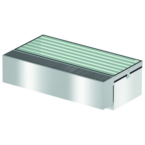 ACO-glasafdekking met ventilatiekasten en 4-zijdig 2