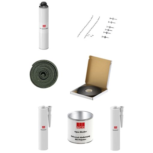 ACO Therm Block Montageset voor 2