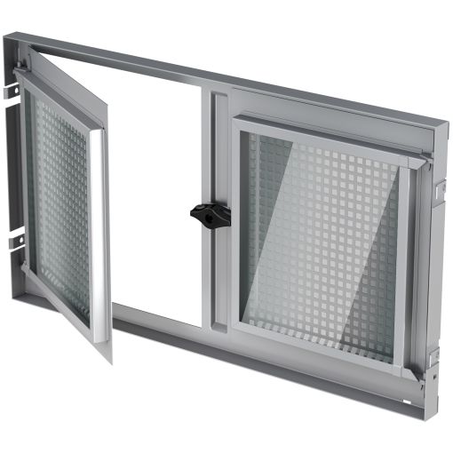 ACO stalen kelderraam 80x50cm tweeluik 2