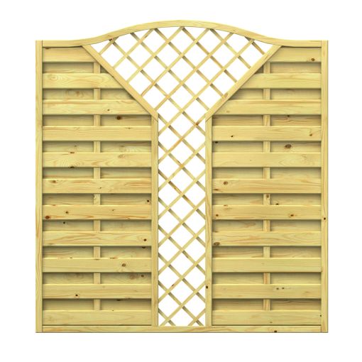 Wellker schutting KDI-hout Kroon V-rooster 2