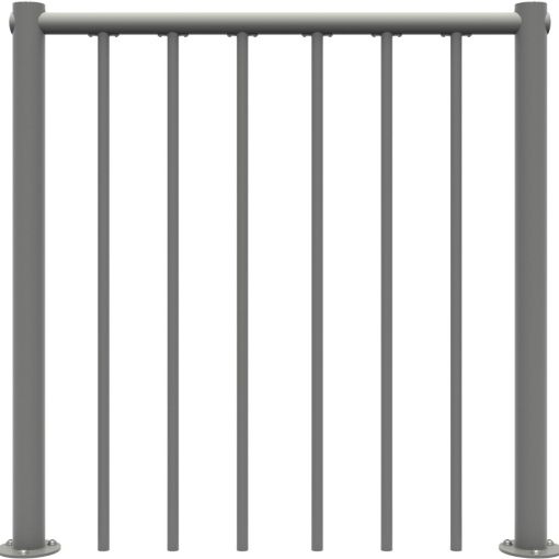 Minka brustvering met verticale stijlen 2