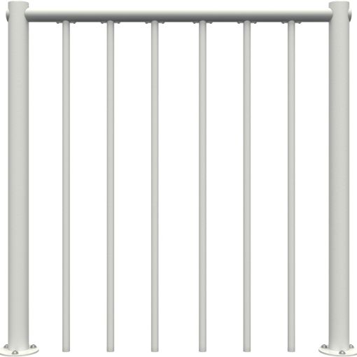 Minka balustrade met verticale staven 2