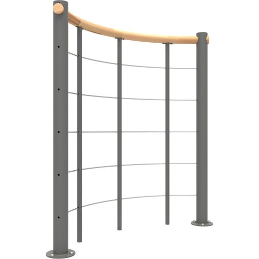 Minka balustrade grijs met ondergurten 2