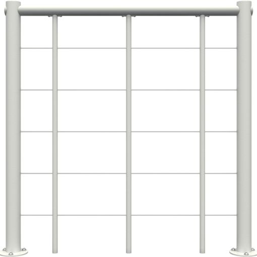 Minka balustrade met ondersteuningsbalken en 2