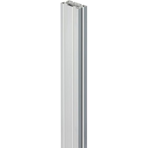 Wellker privacy-schermingspaal PAN zilver geanodiseerd 2