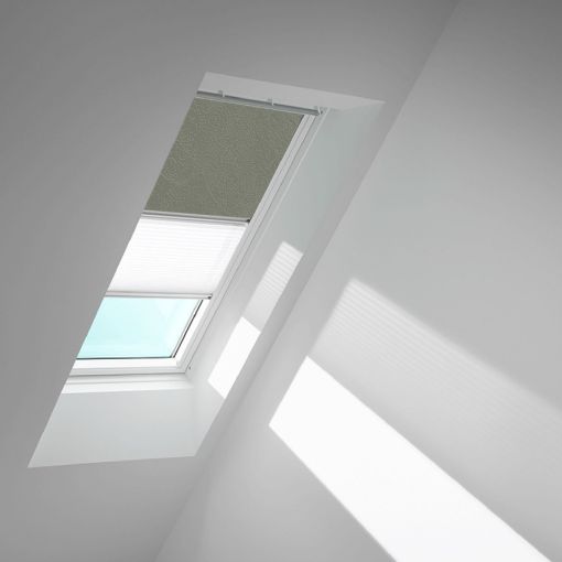 VELUX Verduisteringsrolgordijn Duo DFD Olijfbeige 2