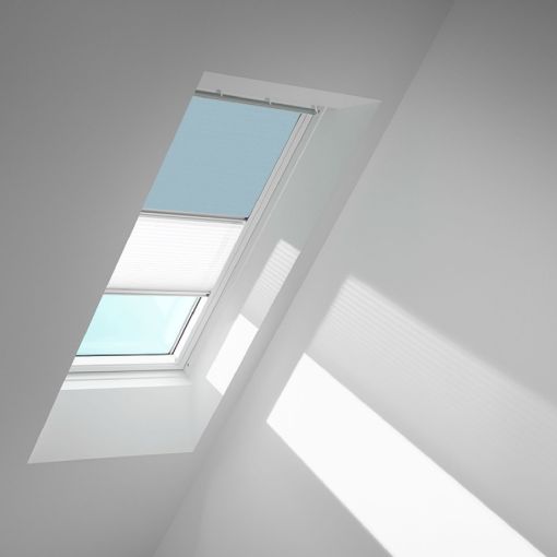 VELUX Verduisteringsrollo Duo DFD Hemelsblauw/Wit 2