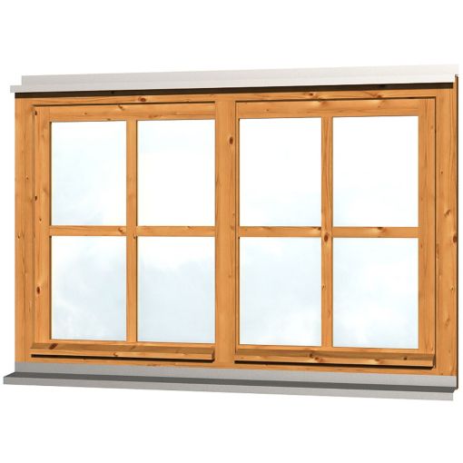 Skan Holz Doppelraam Eik Licht 2