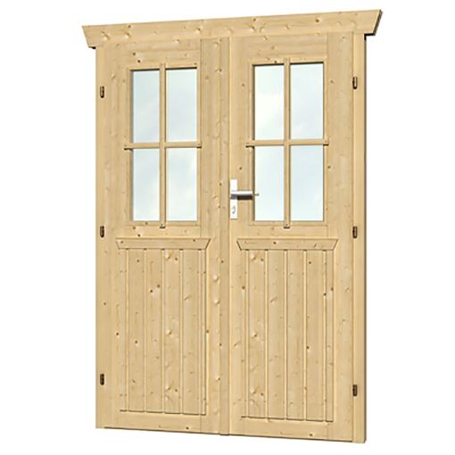 Skan Holz dubbele deur halfgeglazuurd 2