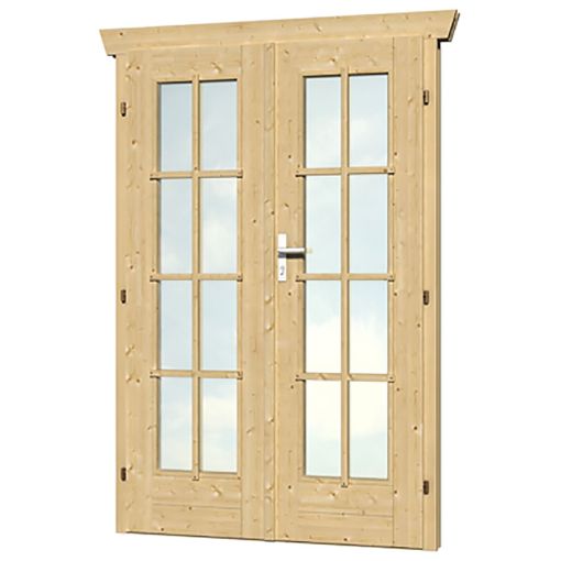 Skan Holz Dubbele deur vollverglasd 2