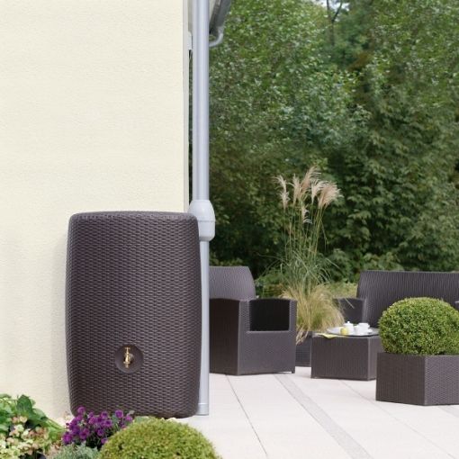 GRAF Garantia Sunda-Wandtank mocca regenwatertank 2