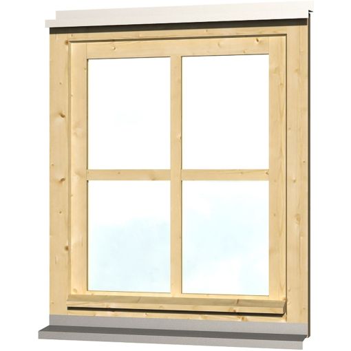 Skan Holz enkel raam Naturel 2