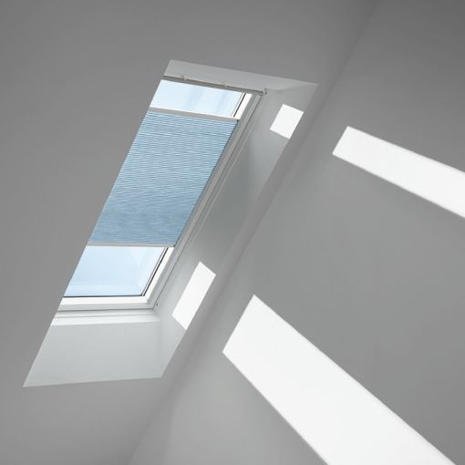 VELUX celdoekplissé Gletscherblau 1169 2