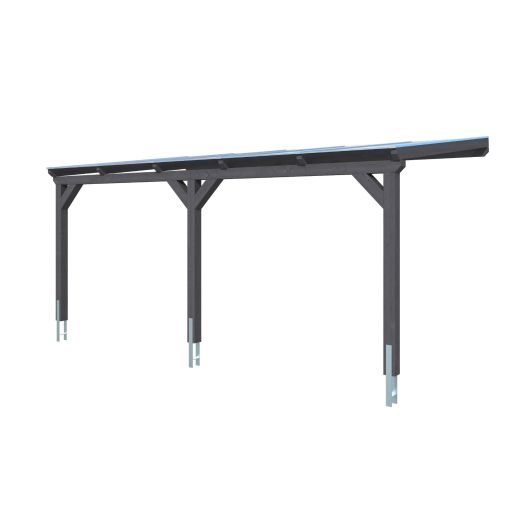 SKAN HOLZ Carport Vogtland aanleunaangebouwde 2