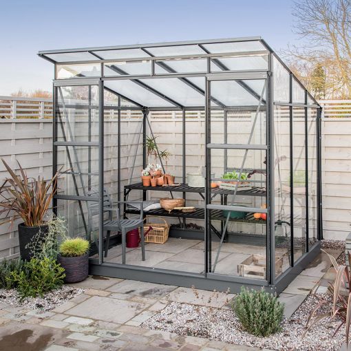 Vitavia tuinkas Freya tomatenhuis zwart 2
