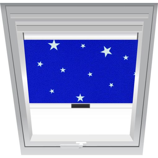 Roto Verduisteringsgordijn Sterren-Marineblauw 3-V62 2