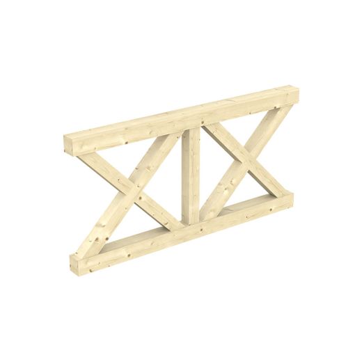 Skan Holz balustrade Andreaskreuz, voor 2