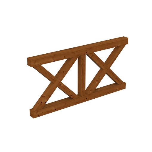 Skan Holz balustrade Andreaskreuz, voor 2