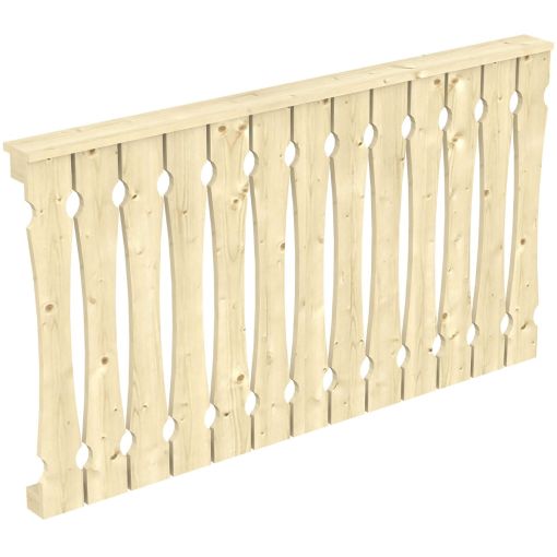 Skan Holz balustrade balkonbekleding, voor 2