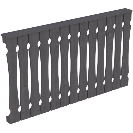 Skan Holz balustrade balkonbeplating, voor 2