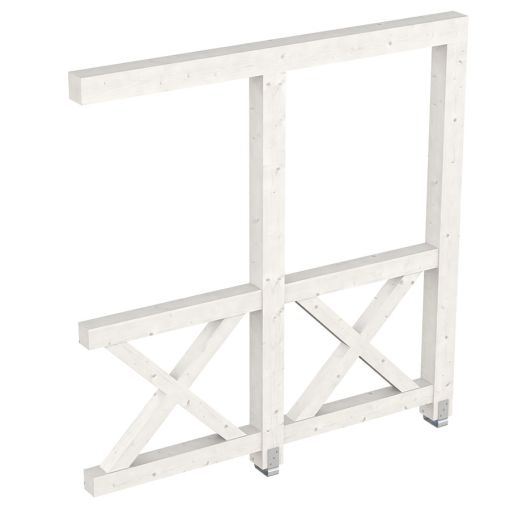 Skan Holz zijwand Andreaskreuze gelamineerd 2